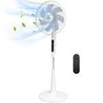 Standventilator Welltin 40W 28 Stufen Oszillierend Fernbedienung Timer