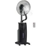 Standventilator mit Vernebler Welltin T1008-01-02114 90W 5 Flügel 3 Stufen Fernbedienung Ionisator