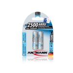 Ansmann AA Akku 2500 mAh NiMH 2er Pack