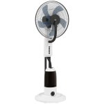 Ventoinha de Pé Nebulizadora Welltin 90W 3 Velocidades 5 Pás Depósito 2,8L Branco