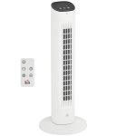 Ventilateur Colonne Welltin 50W 3 Vitesses Télécommande Minuterie 15h LED