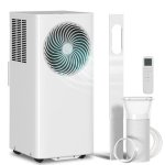 Climatiseur Portable Welltin 7000 BTU 4-en-1 Déshumidificateur Ventilateur Minuterie Mode Nuit