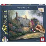 Kit de Pintura Acrílica Schmidt Spiele My ArtNOBLE Thomas Kinkade Moonlight Cottage