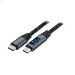 Cabo USB-C MCL 2 m com Ecrã Digital USB 2.0