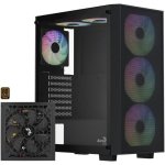 Boîtier PC ATX Aerocool B509A Flow avec panneau mesh et alimentation 650W