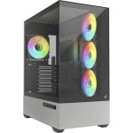 Boîtier PC Sharkoon AK7 ARGB Mid Tower 4 Ventilateurs ARGB Verre Trempé