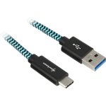 Câble USB Sharkoon USB-A vers USB-C 1 m USB 3.2 Gen 2