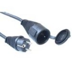Câble d'extension Brennenstuhl 25m IP44 Schuko noir 230V
