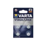 Pila a bottone alcalina VARTA LR44 1,5V 4 pezzi
