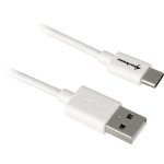 Sharkoon USB 2.0 Kabel USB-A auf USB-C 1 m weiß