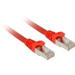 Netzwerkkabel Sharkoon SFTP RJ-45 Cat. 7a 3m Rot