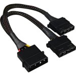 Câble d'alimentation Y Sharkoon 4Pin 5.25" - 2x mâle/femelle