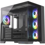 Boîtier PC Silentware View A-RGB Torre Midi ATX RGB avec panneau de verre