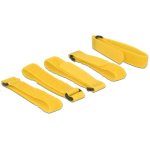 Kabelschelle DeLOCK gelb 20 mm x 300 mm (5 Stück)