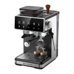 Macchina da caffè espresso AMZCHEF CE-CM5560-SV 1,8 L 20 bar con macinacaffè integrato