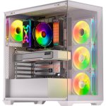 Boîtier PC Krux Exo White ATX RGB Torre Midi
