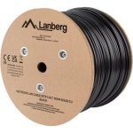 Cabo de Rede Lanberg CAT7 SFTP 305 m RJ45 Preto