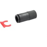 Accoppiamento rapido Alphacool ES PushIn femmina G1/4 IG nero doppia guarnizione