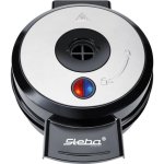 Waffeleisen Steba WE 20 Volcano 700W 4 Waffeln Brüsseler Art Schwarz/Silber