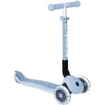 Monopattino bambino Globber Junior Eco 3 ruote LED azzurro