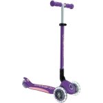 Monopattino Globber Primo Foldable Plus 3 ruote LED Viola/Rosa