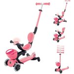 Scooter infantil GLOBBER Go-Up Baby Lights 360 rosa neón
