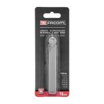 Calibre De Espesores Facom Plegable De Acero, 19 Láminas, Graduación Métrica, 90 Cm