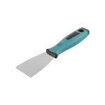 Wolfcraft 4051000 Spatule Pro 50 Mm Avec Poignée Ergonomique Bi-matière, Lame Flexible En Acier Inoxydable