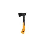 Hacha Universal Fiskars X-series X14 Xs 350 Mm Black/naranja, Acero Templado, Fibercomp, Filo Con Recubrimiento Antiadherente Y Protector De Hoja