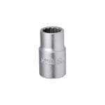 Douille courte Sam Outillage S8 8 mm 1/2 12 pans Chrome Vanadium