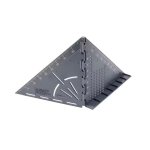 Squadra di tracciatura 3D Wolfcraft Vario pieghevole scala millimetrica compasso