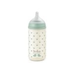 Biberon En Verre Suavinex Birdies 240 Ml Avec Tétine Sx Pro S Débit Lent, Vert
