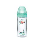 Biberon Anti-colique Dodie 330 Ml Vert, Tétine Ronde 3 Vitesses, Dès 6 Mois