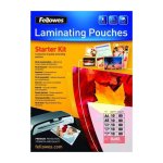 Fellowes Kit De Bolsas De Plastificado En Caliente Brillo 80 Micras: A4, A5 Y Fotos (13x18, 10x15, 20x25 Cm)