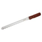 Coltello per isolamento Wolfcraft 4119000 lama inox 275 mm manico legno ergonomico