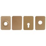 Contreplaque ISEO Arnov Zenith Bronze-doré 23 mm 4 Piliers Soudés