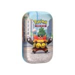 Pokémon Mini Tin Me04 Chaos Ascendant (modelo Aleatorio) Con 2 Sobres Y Moneda Metálica