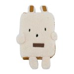 Funda Domiva Boubou Avorio Caramello per Libretto Sanitario Neonato