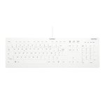 Teclado Contour Design Active Key alámbrico completo con switch tijera AZERTY francés blanco