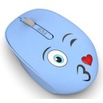 Ratón Inca IWM-245RM inalámbrico 1200 DPI ambidextro azul con receptor nano