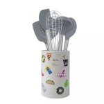 Set Ustensiles Cuisine Jata HACC5460 6 Pièces Acier Inoxydable Silicone