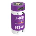 Ansmann 16340 Akku Li-Ion 850 mAh Micro-USB Ladebuchse