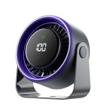 Ventilador de Sobremesa Vention PBJH0 10W 3 Velocidades Batería 3000mAh USB Tipo C Display Digital