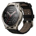 Amazfit Balance Ultra Bluetooth GPS NFC 44mm Titanio Correa Negra Talla única Resistente al agua 10 ATM SpO2 Pulsómetro