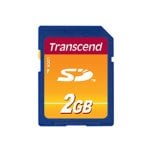 Tarjeta SD Transcend TS2GSDC 2 GB MLC Negro 20 MB/s lectura 13 MB/s escritura