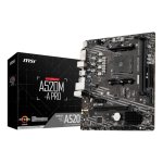 Motherboard MSI A520M-A PRO AMD A520 Socket AM4 DDR4 Micro ATX Sem WiFi