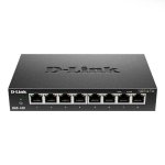 Switch D-Link DGS-108 8 Portas Gigabit Ethernet 10/100/1000 Mbps Preto