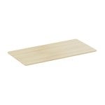 Kimex Tablero Para Escritorio Con Bordes Redondeados 150 X 75 Cm, Madera Natural