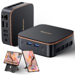 Mini PC Blackview MP20 AMD Ryzen 3 3300U 8GB 256GB SSD Radeon Vega 6 Windows 11 Pro + Tragbarer 16" Monitor