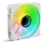 Kühlung Luft Sharkoon 120mm SHARK Mirror PWM RGB REVERSE Weiß